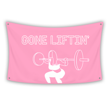 Load image into Gallery viewer, GONE LIFTIN' PINK Flag