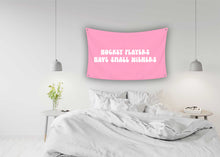 Load image into Gallery viewer, HOCKEY PLAYERS HAVE SMALL WIENERS Flag