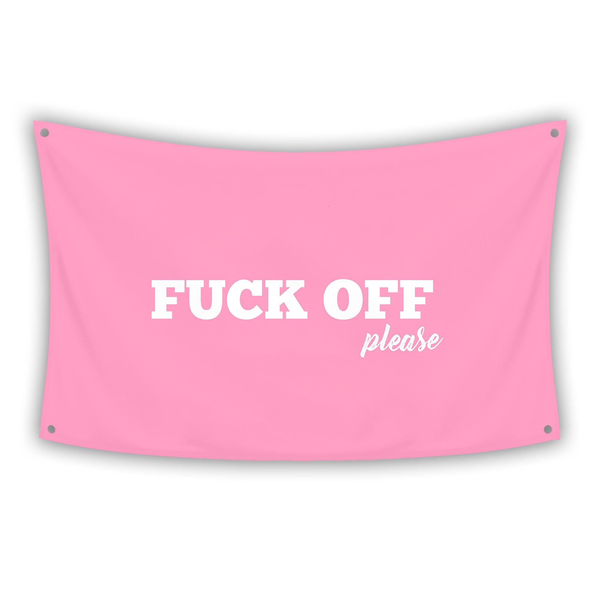 F OFF PLEASE Flag – BabeFlag