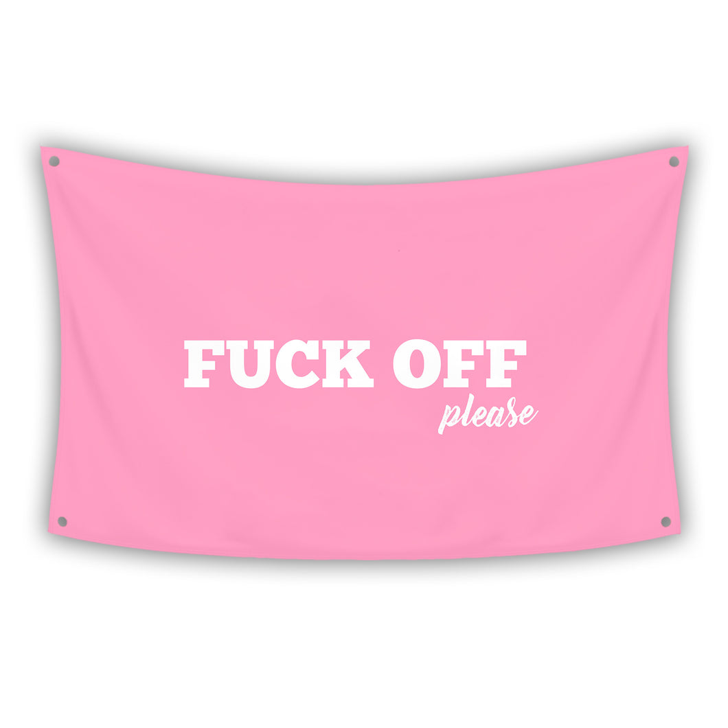 F OFF PLEASE Flag