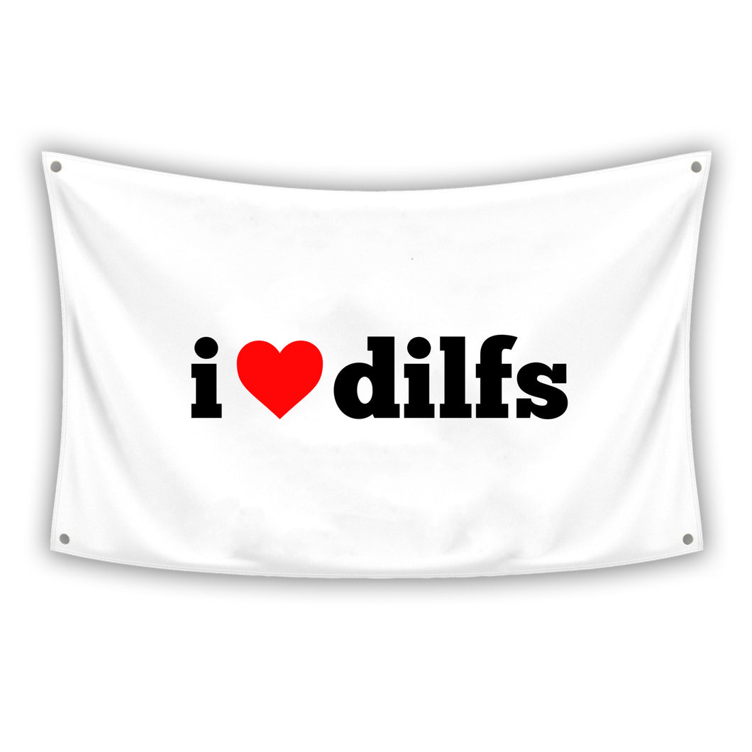 I HEART DILFS Flag