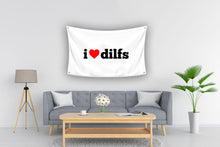 Load image into Gallery viewer, I heart dilfs flag
